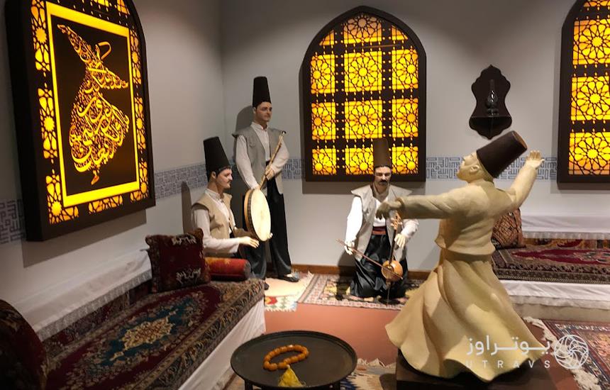 تالار مولانا در موزه شکلات استانبول
